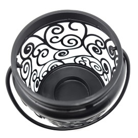 Yankee Candle Black Metal Scroll Votive Holder Lantern - Perfect for Votives, Tea Lights, and Mini Candles