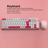 Wireless Bluetooth Keyboard and Mouse Combo Dual Mode 100 Keys