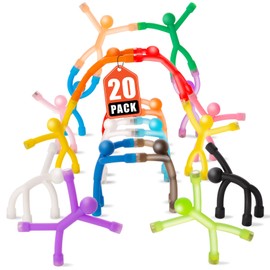 FINDMAG 20Pcs Fridge Magnets People,Travel Magnetic Figures for Adults, Colorful Humaniod Magnetic Men, Funny Fidget Stress Relief for Office, Locker, Refrigerator, Road Trips, School Decor, Travel