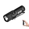 PowerTac E10-G4 1200 Lumen EDC Flashlight – Compact Magnetic Tailcap