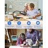 IVMAIE 10X Magnifying Glass with Light and Stand LED Magnifier