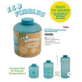 eco+ Little Kids Eco Fubbles Expandable Bottle Bubble Solution
