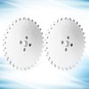 2PCS 32 Sprocket 32-Tooth Chain Gear Toothed Chain Wheel Industrial