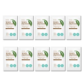 ELANDA(エランダ) 甘くないプロテイン 【抹茶ラテ風味 個包装 10袋】 ホエイ 人工甘味料不使用 香料 着色料 無添加 飲みやすい 溶けやすい WPC