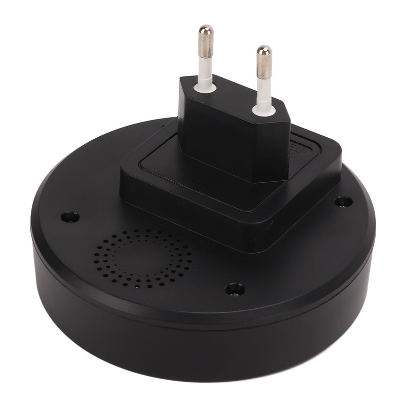 Black Wireless Doorbell Self Powered Waterproof Door Bell with 58