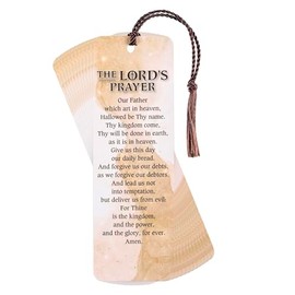 Dicksons The Lords Prayer KJV, Multicolor 6 x 2 Inch Laminated Cardstock Tassel Bookmark; Pack of 12