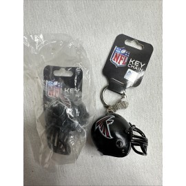 Rico Industries Lot of two - NEW Atlanta Falcons Helmet Keychains KBH2001