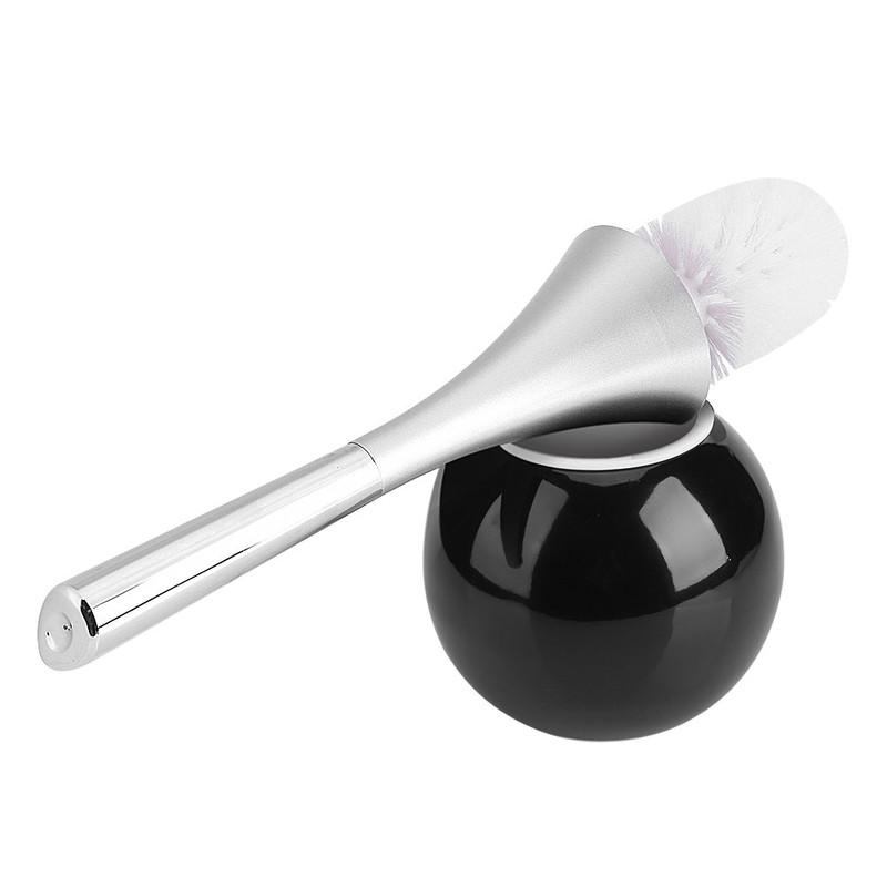 FTVOGUE-Escobilla de Baño con Base Esférica, Kit de Accesorios para