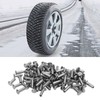 100PCS Carbide Tire Studs Anti Slip Snow Spikes Screw Studs
