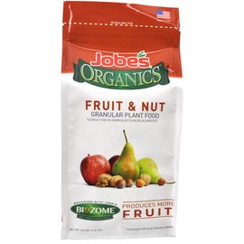Jobe’s Organics 9227 Fruit & Nut Granular Fertilizer, 4 lb, Black