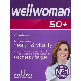Wellwoman 50 Advanced Vitamin and Mineral Formula 30 Tablets for Health Vitality