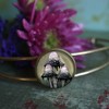 Inky Cap Mushroom Cuff Bracelet