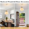 Globe Imitation Silk Pendant Light, 11.8 Inch white bubble lantern