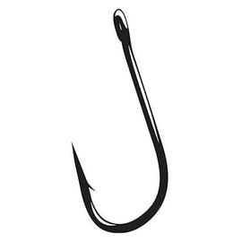 Gamakatsu 25 Pack Open Eye Siwash Hook (Nickel, 2/0)
