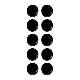 Cawila Set of 10, diameter 10 mm, black, one size