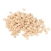 200Pcs Wooden Spools 0.55in 0.51in Unfinished Polished Wood Smoothing Wooden