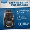 OHLECTRIC Insulated Wire Connector Inline Black Splice for 2-14 Wire