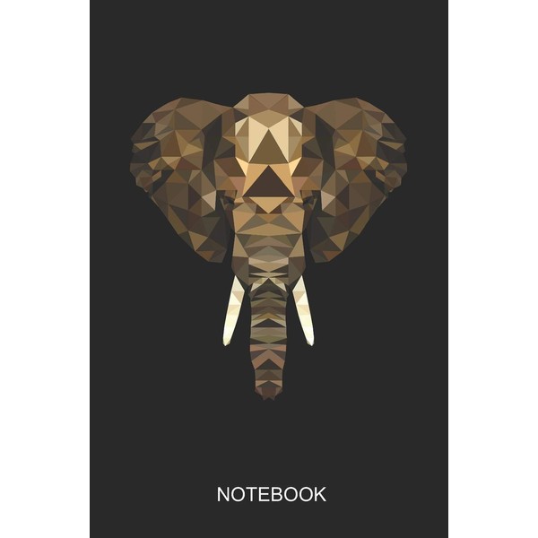 Notebook: 6x9 110 Pages Lined Elephant Journal For Africa Lovers