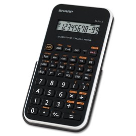 SHARP El501xbwh El-501Xbwh Scientific Calculator 10-Digit LCD