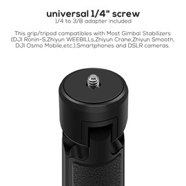 Keslom EaxanPic Extended Handle Grip/Tripod 2 in 1 for Gimbal Stabilizer, Tabletop Tripod Stand and Handle Grip for DJI Ronin-S, Zhiyun WEEBILLs, Zhiyun Crane, Desktop Tabletop Tripod Stand for DSLR Cameras