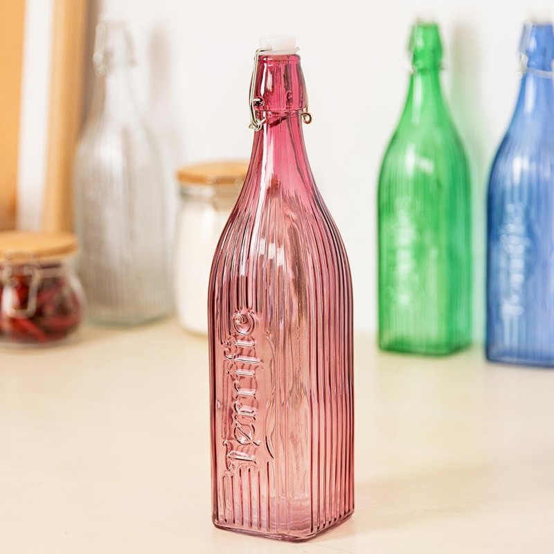 GASEOSA VIBA QD Bottle 1 L Square Pink
