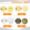 Rustark Fermagli per spille, con base a disco, vuoti, spessi,