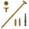 LIONMAX Lag Screws #14 x 4-1/2 Inch, 50-PCS Heavy Duty