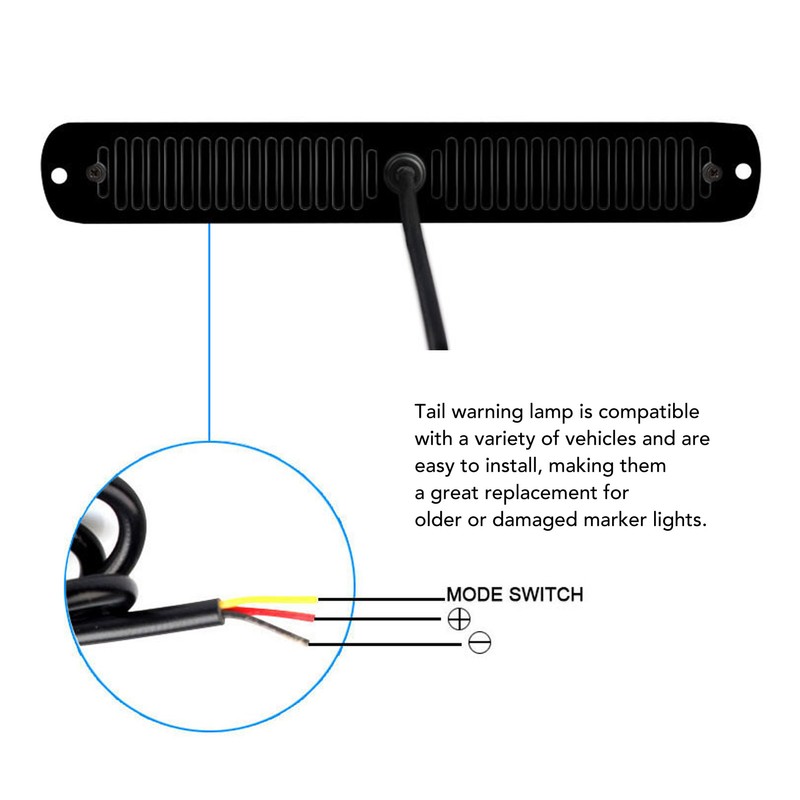 LED Side Marker Light Waterproof Super Bright Efficient Heat Dissipation