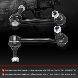 Frankberg 2x Coupling Rod Front Axle Left Right Compatible with Sprinter 3.5-T Bus B906 310-324 1.8L-3.5L 2006-Present Sprinter 3.5-T Box B906 309-324 Replace# 9063201789