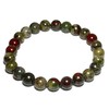 Dragon's Blood Jasper 8mm Round Bead Bracelet