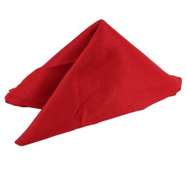 WedDecor 20 Inch Claret Cotton Polyester Table Napkin for Home, Hotel, Dinning, Wedding, Banquet, Party, Events, Hemmed Edges Lightweight & Machine Washable, 10pcs