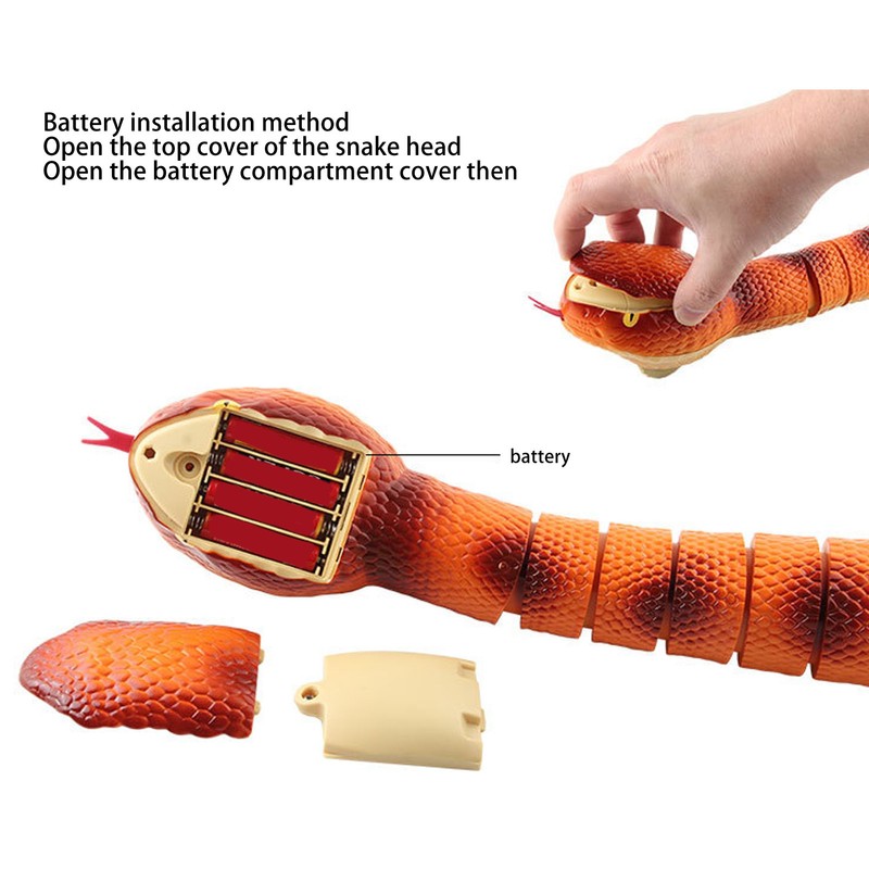 Snake Prank Toy High Simulation Infrared Sensor Safe Reliable Electric