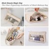 MGDAMVIRON mesh zipper bag, cosmetic bag, portable travel with zipper