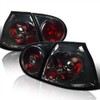 Spec-D Tuning Rear Tail Lights Brake Lamps Smoke Compatible with 2006-2009 Volkswagen Golf MK5 GTI Rabbit R32 Left + Right Pair Assembly