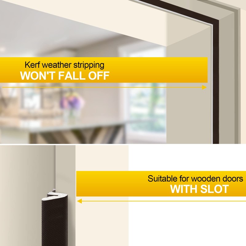 40 Feet Door Weather Stripping, Kerf Weather Stripping for Doors