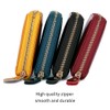 CHANPINCL RFID Wallets for women Genuine Leather Zipper Purses Secure