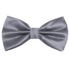 DonDon Men's Bow Tie and Pocket Square Tied and Adjustable