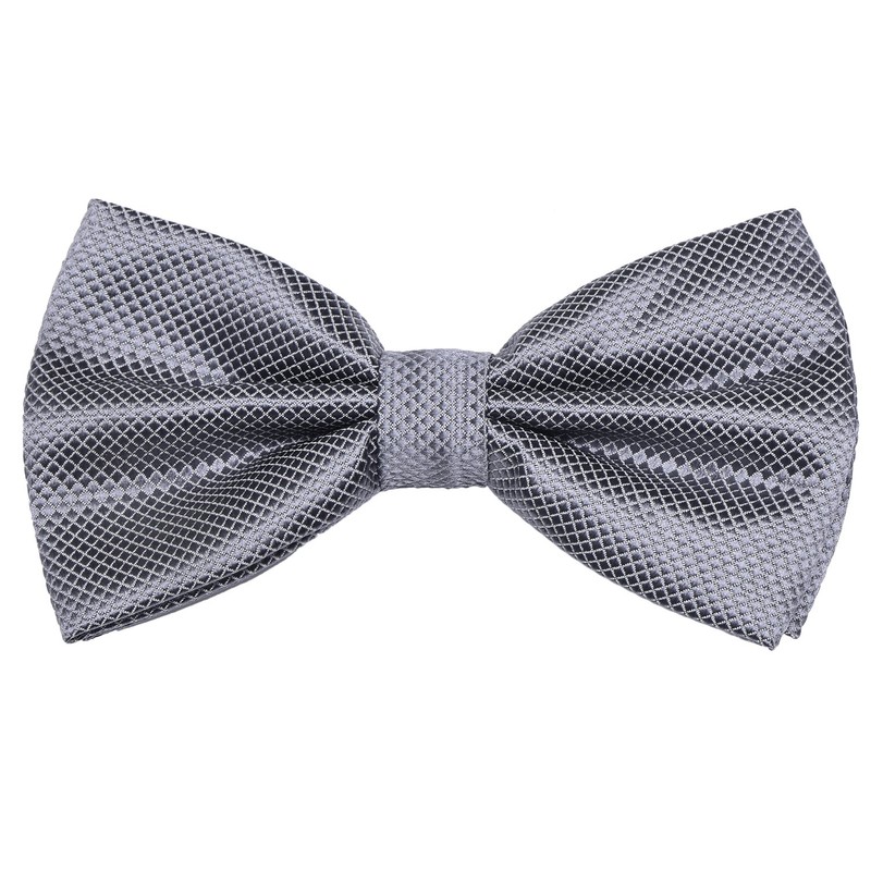 DonDon Men's Bow Tie and Pocket Square Tied and Adjustable