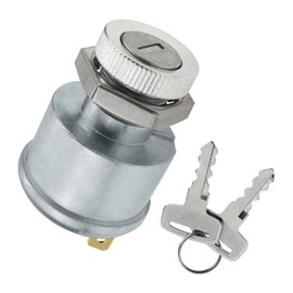 Golf Cart Key Switch for EZGO Electric Golf Cart 17421G1, 2 Terminal Prongs Ignition Switch and Key