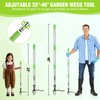 WORKPRO Weed Puller Tool with Long Adjustable Handle (33", 46"),