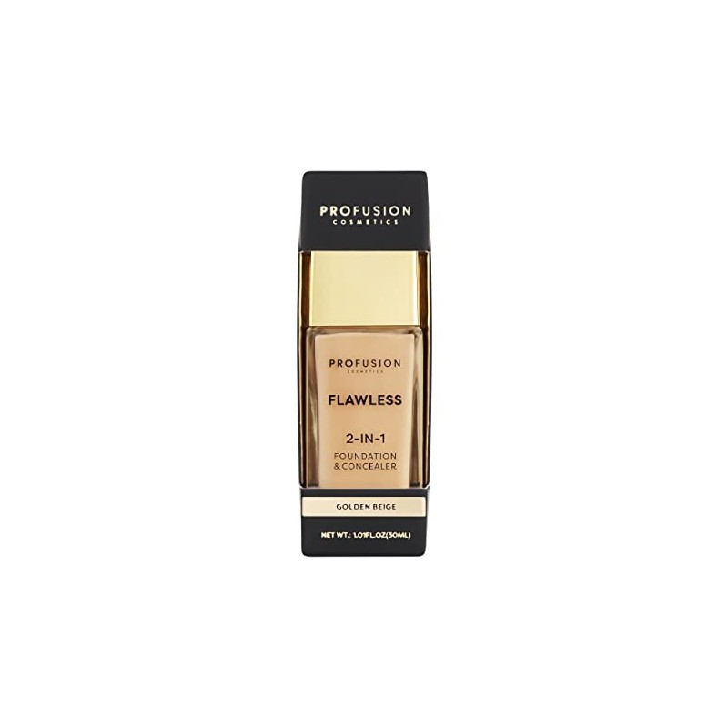 PROFUSION COSMETICS Flawless 2-IN-1 Foundation & Concealer - Golden Beige