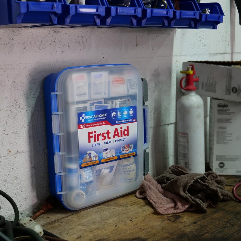 First Aid Only 91247 OSHA-Compliant First Aid Kit, All-Purpose 100-Person