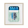 Stupell Industries Sardines in Striped Can Birch Framed Print Under
