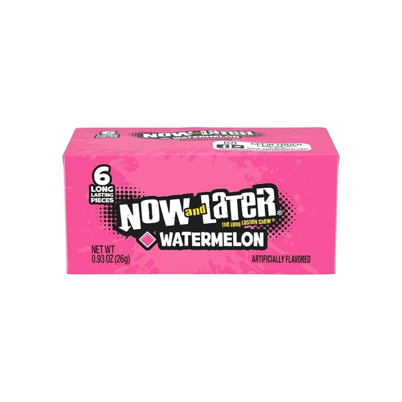 Generic Now and Later Taffy Candy, 6 Blue Raspberry, 6