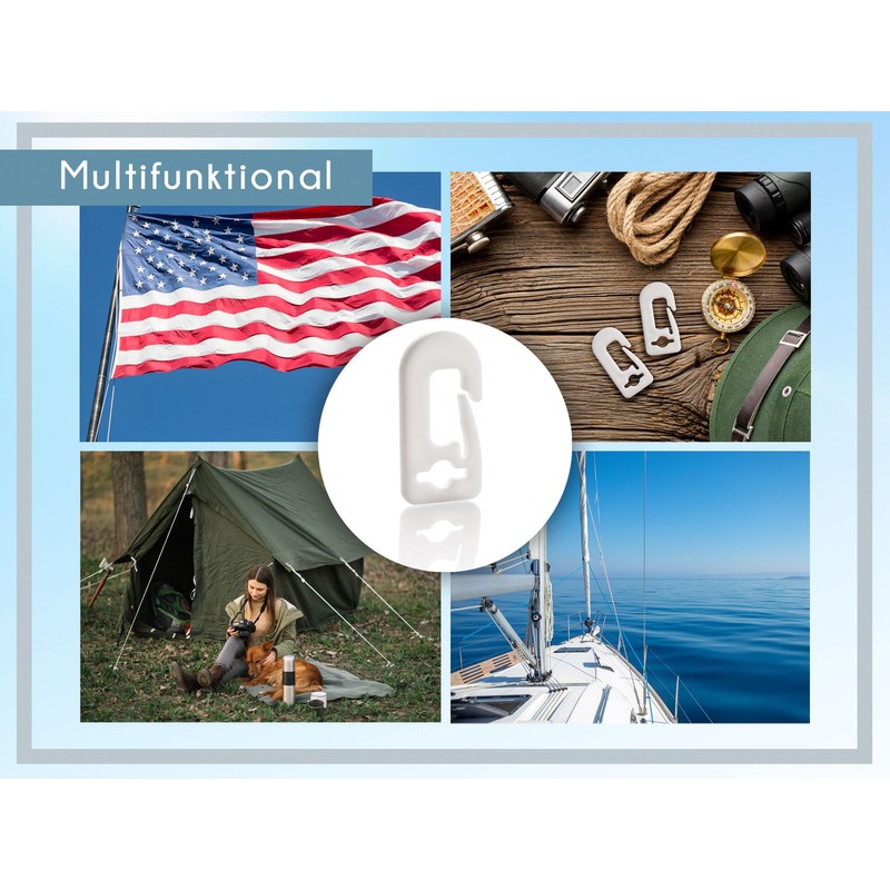 PHENO FLAGS Carabiner Flag Hooks Set of 10 – Easy