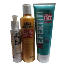 Shampoo+crema Para Peinar+bioelixir Nefertiti