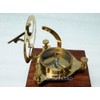 KHUMYAYAD 3" Brass compass sundial maritime nautical vintage antique nautical