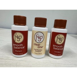 Thermafuse Travel Pack F450 Smooth Balance Shampoo, Conditioner, Clear One-3oz