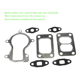 HX35 HX35W Turbo Charger Stainless Steel Gasket kit Compatible with Holset Garrett Fit for 3592766 3538881 4050036 35392726 Dodge Cummins Truck 6BTAA HE351CW HE351 HE341 HIC HY35 HX40 HX40W HIC T3 T4
