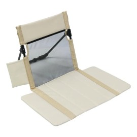Cojín De Silla De Playa Plegable Portátil Con Respaldo Trans